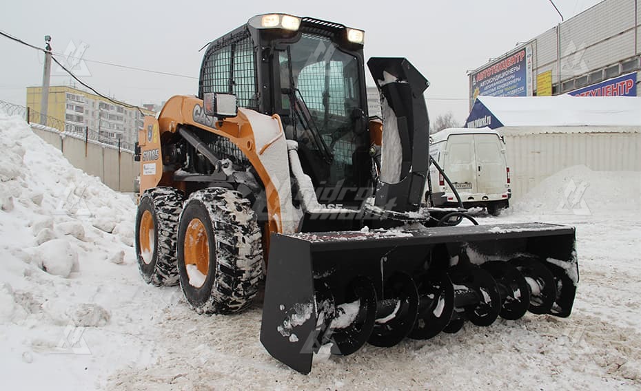 Шнекороторный снегоочиститель Impulse SR2100 на мини-погрузчик Cat снегоуборщик картинка 641116